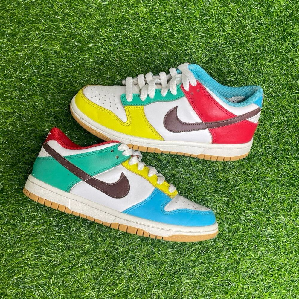 Nike Dunk Low Free 99 White Size Kid's 4.5Y
